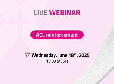 vignette webinar ACL reinforcement