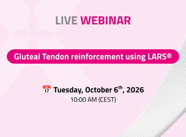 vignette webinar gluteal tendon reinforcement using LARS