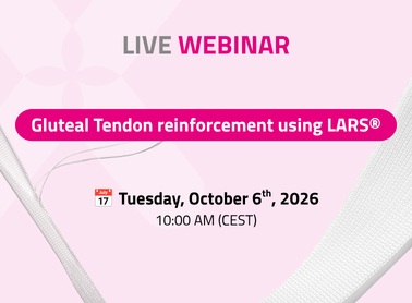 vignette webinar Gluteal Tendon reinforcement using LARS